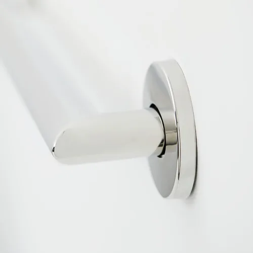 Vista 5 de Barra de agarre ovalada para ducha de baño Coronado de 12 pulgadas con esquinas ingletadas, pulida