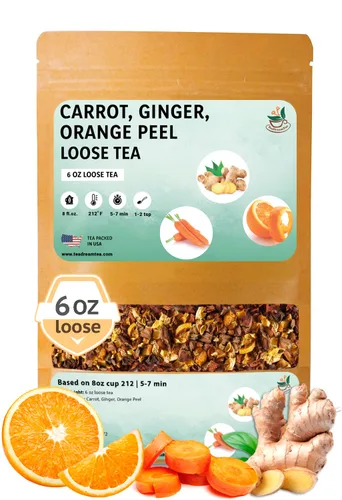 Vista 32 de TeaDreamTea Muestra de té de hierbas sueltas 8 paquetes de té de hierbas Té de hierba de limón Hoja suelta Té de caléndula flores secas Té