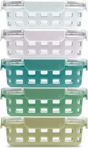 Vista 25 de Ello Duraglass Refresh - Recipientes de preparación de comidas de 3.4 tazas