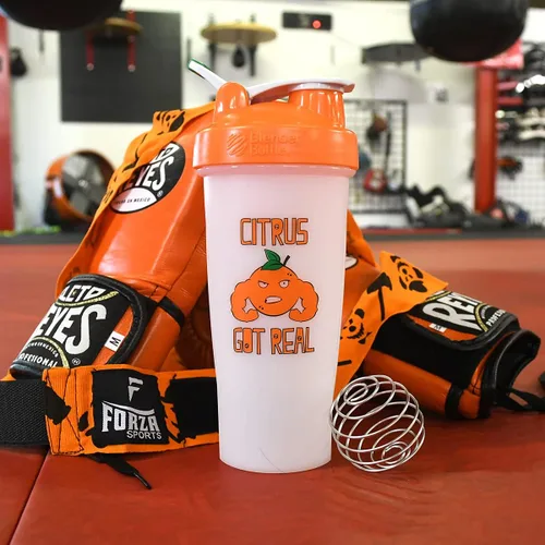 Vista 3 de Forza Sports Licuadora Botella x Coctelera clásica de 28 onzas - Citrus Got Real