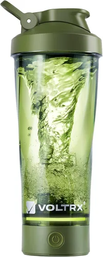 Vista 17 de VOLTRX Botella Batidora Eléctrica Premium de Proteínas, Hecha con Tritan - Libre de BPA - Vaso Batidor Portátil Vortex de 24 oz/Vasos Batidores