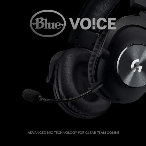 Vista 2 de Logitech G PRO Gaming Headset de 2 generación cómodos y duraderos con controladores de audio PRO-G de 1969in aluminio acero y espuma viscoelástica