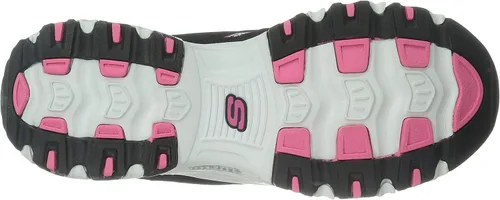 Vista 10 de Skechers D'Lites-Life Saver - Tenis de espuma viscoelástica con cordones para mujer