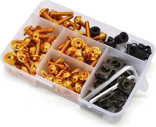 Vista 9 de TCHAU Bodywork Kits Motorcycle Fairing Screw Spring Bolts Kit Body Fastener Clips for Kawasaki Versys 1000 ZX12R ZX6R ZX636R ZX6RR ZX9R ZZR600 Parts