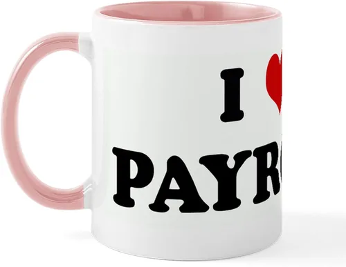 Vista 24 de CafePress Coffee Then Payroll Mugs - Taza de café de cerámica (11 oz)