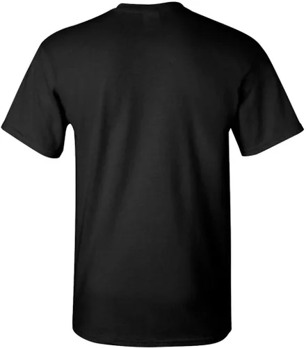 Vista 3 de Gildan - Camiseta unisex de algodón pesado en blanco, (G5000), negro, talla M