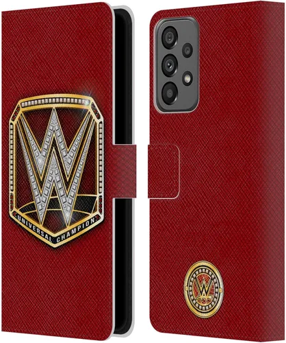 Vista 75 de Head Case Designs Officially Licensed WWE Cruiserweight Champion Title Belts Leather Wallet Case Compatible with Samsung Galaxy A07 4G Campeón
