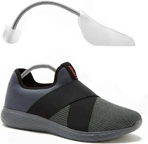 Vista 2 de Árboles de zapatos para zapatillas de deporte Shaper de plástico para hombres zapato ensanchador forma arranque titular prevenir arrugas