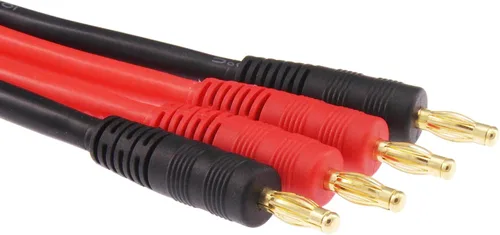 Vista 4 de 1pc EC5 Conector Enchufe a 0.157 in Banana Plugs Carga de Batería Cable Adaptador de Cable 10awg 12inch (E162-1)