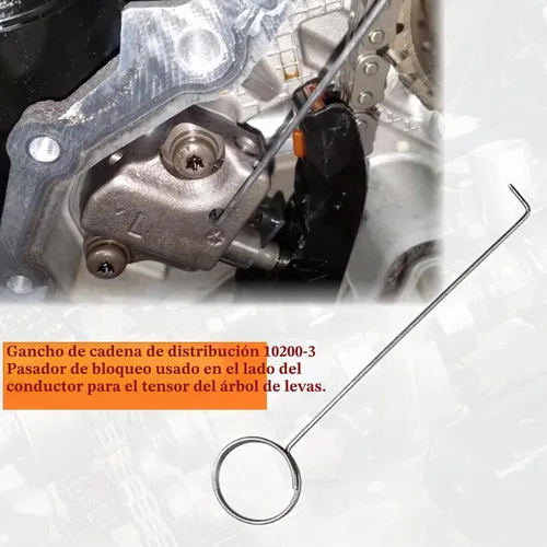 Vista 4 de 6 herramientas de cadena de distribución Phaser de árbol de levas compatibles con VW Chrysler Jeep Dodge 3.6L 10200A 10369A 10202A