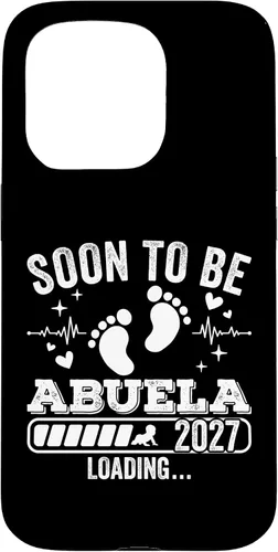 Vista 14 de Soon to Be Abuela 2027 Loading Pregnancy Announcement Case for iPhone 17