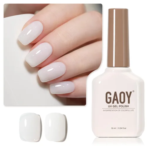 Vista 13 de GAOY - Esmalte de uñas de gel marrón, 16ml de esmalte de gel para quitar por remojo, curado con luz UV para arte de uñas, manicura DIY en casa, 2088