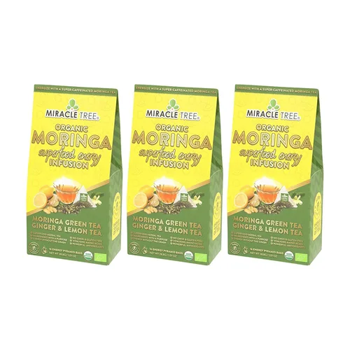 Vista 27 de Miracle Tree 's Energizing Moringa Infusion - Chai Mezcla súper cafeína Alternativa de café saludable, perfecta para concentrarse Certificado