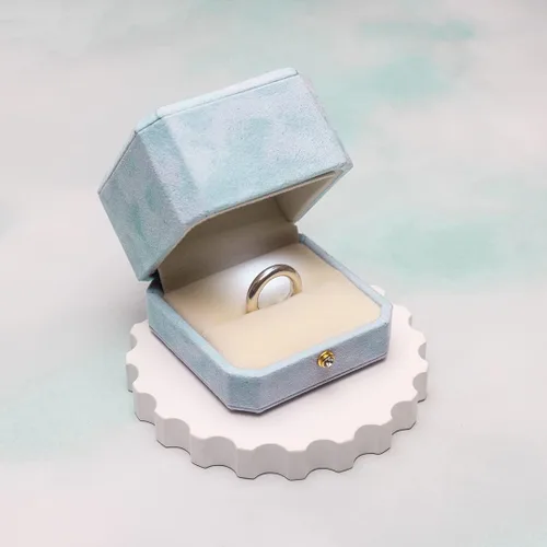 Vista 5 de Cotea - Caja para anillos con soporte de anillo protector y reutilizable para hacer que tu propuesta sea memorable con esta caja de anillo