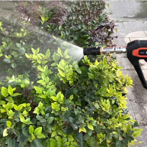 Vista 7 de FIXFANS Boquilla ajustable de largo alcance para lavadora a presión 2-2.5 GPM, kit de boquilla de pulverización de inyección descendente, inyector