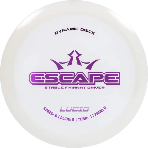 Vista 6 de Discos dinámicos Lucid Escape Disc Golf Driver Disco de golf estable Fairway Frisbee 6.00 oz Plus El color del sello puede variar