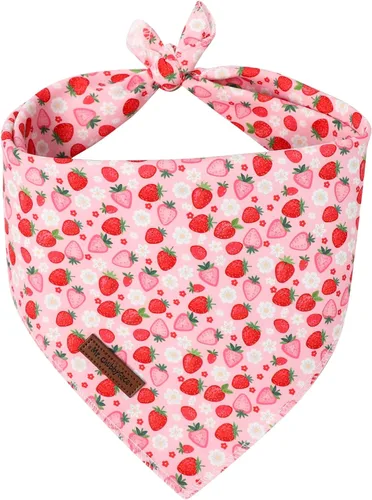 Vista 15 de MR. CHUBBYFACE Pañuelos azules con rayas para perros, reversibles, baberos triangulares, bufanda, accesorios para perros, gatos, mascotas