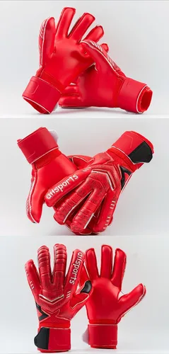 Vista 3 de Guantes de portero de fútbol Spider-Man, guantes de entrenamiento de portero, agarre fuerte, antideslizantes y transpirables para adultos y niños