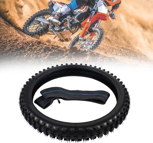 Vista 2 de Juego de ruedas y tubos delanteros 70/100 de 19 pulgadas para motocross Dirt Pit Bike Motocross TTR125 CRF150 DRZ125 XR100 KX100, repuesto directo
