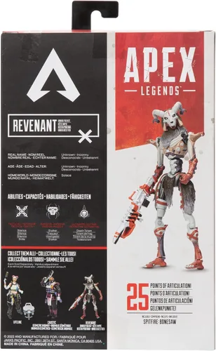 Vista 8 de Electronic Arts Apex Legends Figura de acción Revenant coleccionable de 6 pulgadas, Legendary: piel de bestia impía