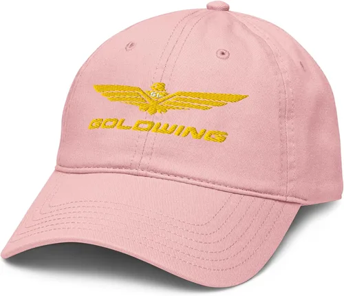 Vista 14 de Honda Gorro de béisbol ajustable con logotipo de Goldwing, Azul marino