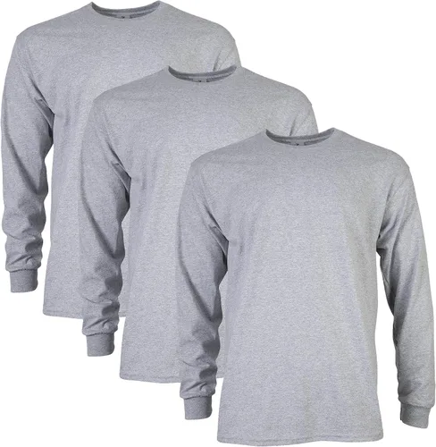 Vista 87 de Gildan - Camiseta de manga larga de algodón ultra estilo G2400 para adultos, paquete múltiple