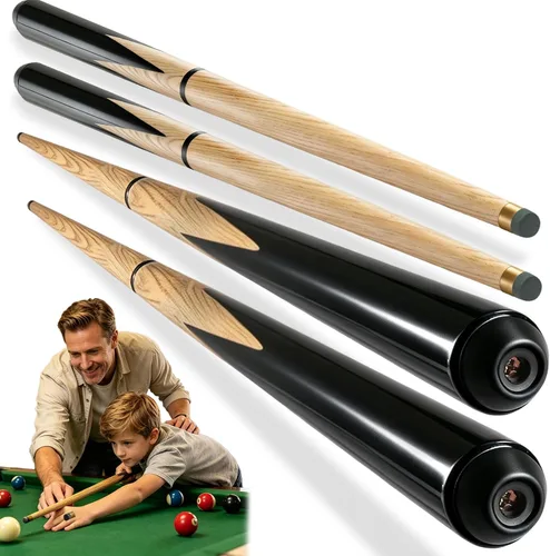 Vista 10 de Wooden Short Pool Cue Stick, Mini Pool Cue for Beginners