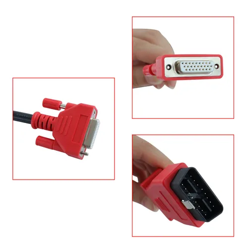 Vista 2 de Cable de prueba principal para programar Autel MaxiSys MS908P Cable Connector - Cable de prueba de diagnóstico de 16 pines OBD2