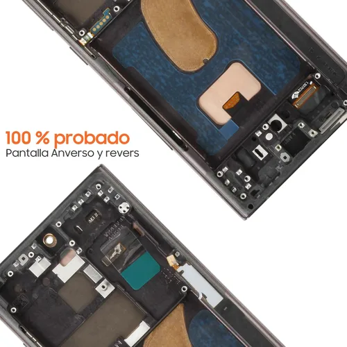 Vista 5 de INCELL - Pantalla de repuesto para Samsung Galaxy S23 Ultra LCD S918B SM-S918U LCD digitalizador táctil negro con marco