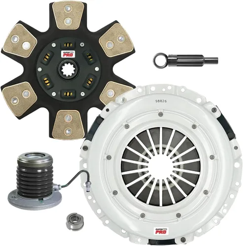 Vista 8 de PRO Performance Stage 4 Kit de embrague con volante con cilindro esclavo compatible con Ford Mustang GT 2005-2010; Bullitt 4.6L V8