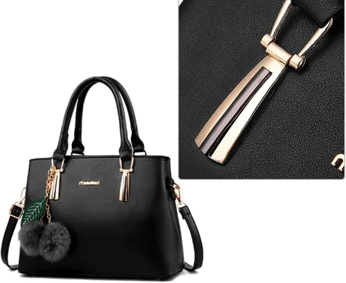 Vista 4 de Dreubea - Bolso de hombro para mujer de cuero, bolso de mano, bandolera