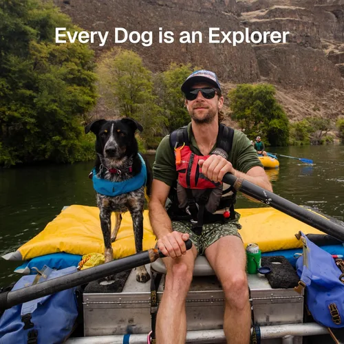 Vista 5 de Ruffwear, Chaleco salvavidas para perro, chaleco de natación, azul profundo