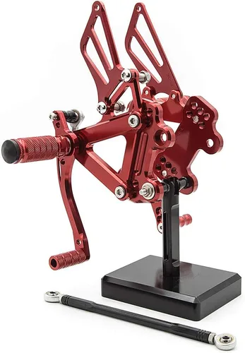 Vista 8 de FXCNC Juego de estriberas ajustables CNC Billet para motocicleta, reposapiés trasero compatible con Ninja ZX6R ZX-6R ZX636 1999-2002, Ninja ZX9R