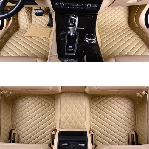 Vista 10 de Tapete de cuero completo envolvente personalizado para Nissans Sulphy Teana J32/L33 Sentra Qashqai J10/J11 Leaf March GTR Cefiro Terra