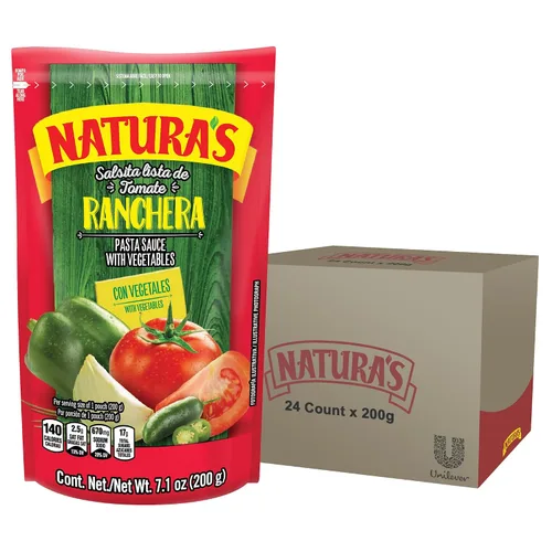 Vista 9 de NATURA'S Salsa Ranchera, Heat-and-Eat Ranch - Salsa para pasta en bolsa de 7.1 onzas, fácil de abrir (paquete de 3)
