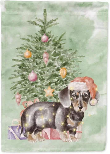 Vista 70 de Caroline's Treasures CK8213GF Bulldog Inglés #2 Regalos de Navidad y árbol de jardín Bandera de buzón Bandera decorativa para patio exterior, patio