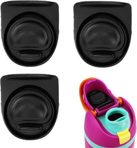 Vista 12 de 3 tapones de repuesto compatibles con Owala FreeSip de 24 onzas, 32 onzas Rosa