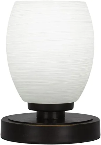 Vista 27 de Luna - Lámpara de mesa con 1 luz en granito oscuro (51-DG-300)