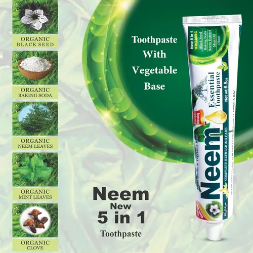 Vista 3 de NEEM ESSENTIAL TOOTHPASTE NEW 5 en 1 Fórmula 6 Pack