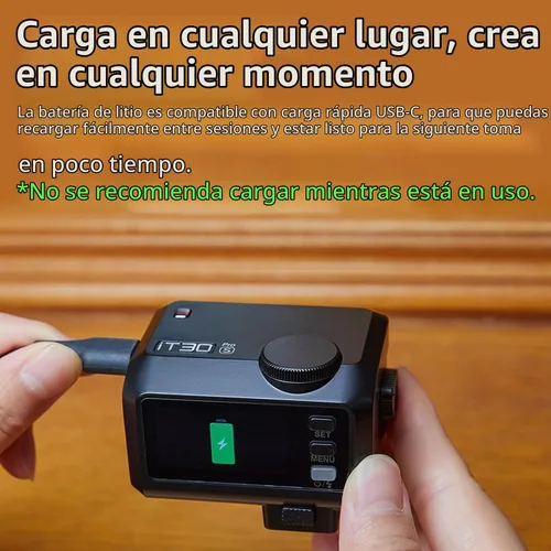 Vista 7 de Godox iT30 pro C TTL Mini Flash & Trigger- GODOX Authorized Distributor iT30 Pro C for Canon - IT30Pro TTL Flash, Wireless Master & Receiver, HSS