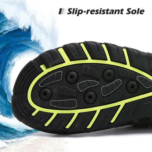 Vista 3 de Mishansha - Zapatos de agua para hombres y mujeres, secado rápido, para natación, buceo, surf, deportes acuáticos, piscina, playa, senderismo, yoga.