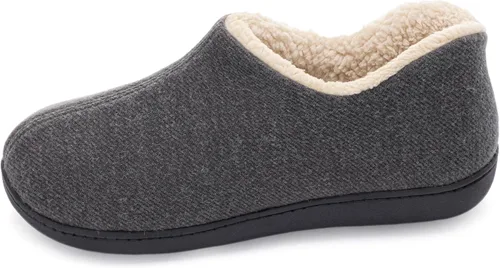Vista 8 de ULTRAIDEAS - Pantuflas de interior para mujer con espuma viscoelástica, zapatillas de casa con cierre cálido para mujer con suela exterior de goma