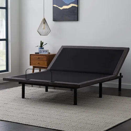 Vista 12 de LUCID - Colchón individual XL de 8 pulgadas y base de cama ajustable L150. Colchón de espuma viscoelástica de gel firme. Carbón de bambú.