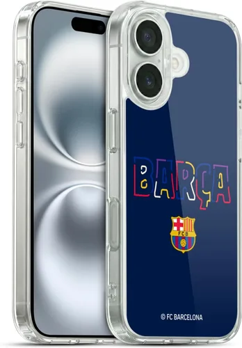 Vista 288 de Head Case Designs Funda de gel suave con licencia oficial del FC Barcelona Barca Crest Graphics [protección de grado militar] compatible con Apple