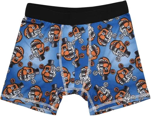 Vista 3 de Five Nights at Freddys Horror Video Game Youth Boys Underwear 5-Pack Boys Boxer Briefs Set