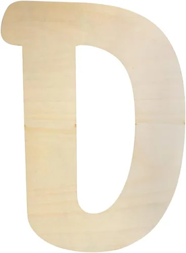 Vista 10 de Letras de madera sin terminar de 12 pulgadas, letra A de madera grande para decoración de pared