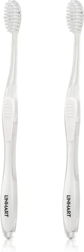 Vista 12 de LINHART Cepillo de dientes extra suave – Cepillo de dientes blanqueador de dientes con cerdas de longitud múltiple..