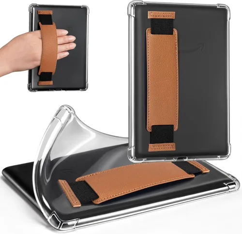 Vista 12 de iDLEHANDS Funda transparente exclusiva para Kindle Paperwhite de 6.8 pulgadas de 11ª generación 2021, ligera, a prueba de arañazos, cubierta trasera