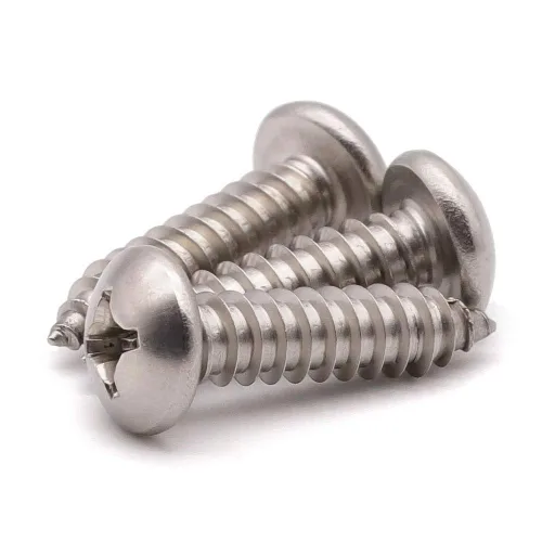 Vista 7 de Tornillos de madera Phillips de acero inoxidable #4 x 1 (paquete de 100), acero inoxidable 304 (18-8), tornillos de chapa de cabeza plana