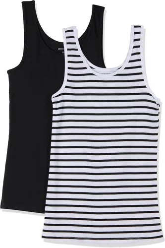 Vista 43 de Amazon Essentials - Camiseta sin mangas de corte entallado para mujer Aqua Blue/French Blue